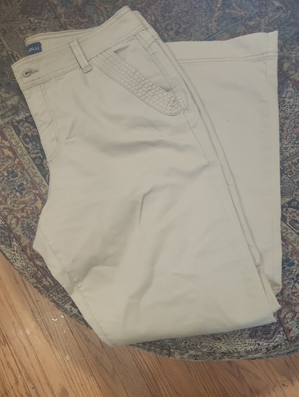 Beige Khaki Chino Pants From Bandolino Blu